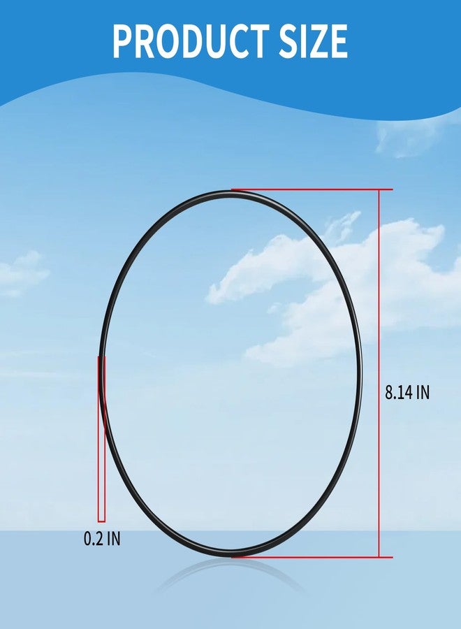 ASPNH O-Ring Seal Replacement Parts, Suitable for Sunsun HW302, HW402, HW702 Canister Filters, Black, 2 Pieces. - Image 2